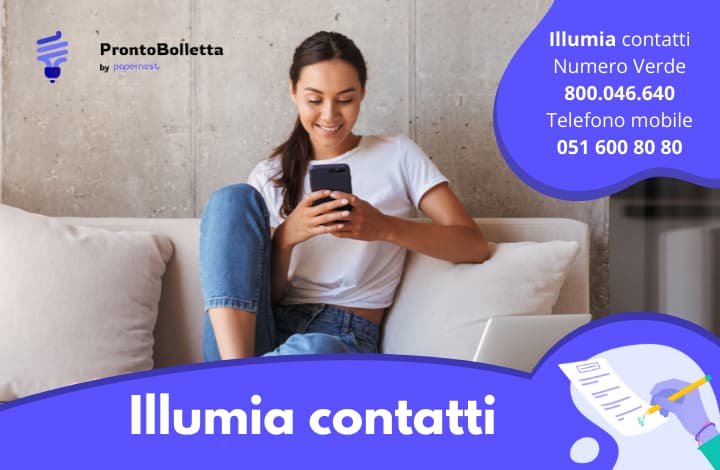 Illumia Contatti: numero verde, mail, pec e contatti online