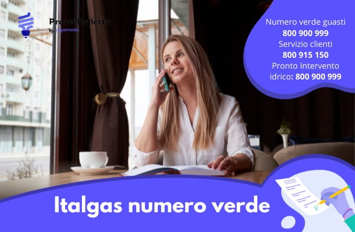 Il numero verde di Italgas per avere assistenza