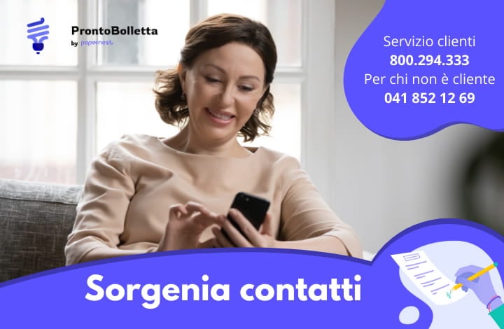 Tutti i contatti Sorgenia per i clienti energia