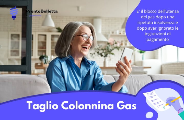 Taglio e Riattivazione della colonnina del Gas