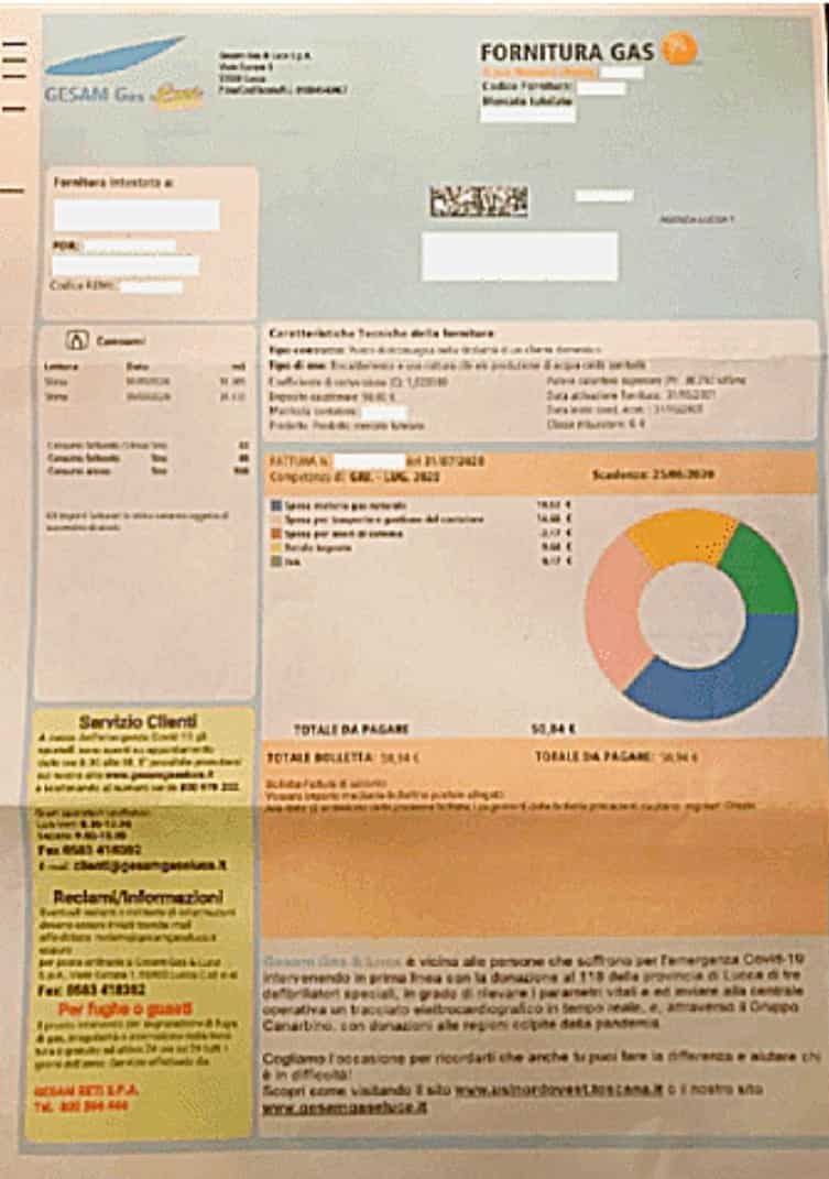 Bolletta Gesam