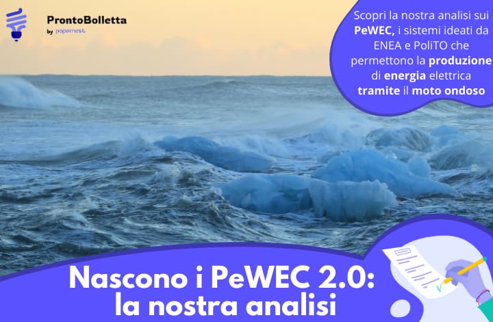 Energia ondosa in energia elettrica: analisi sui PeWEC 2.0