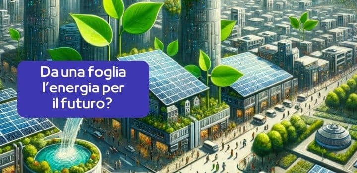 Rivoluzione nel fotovoltaico: Da una foglia l'energia del futuro?